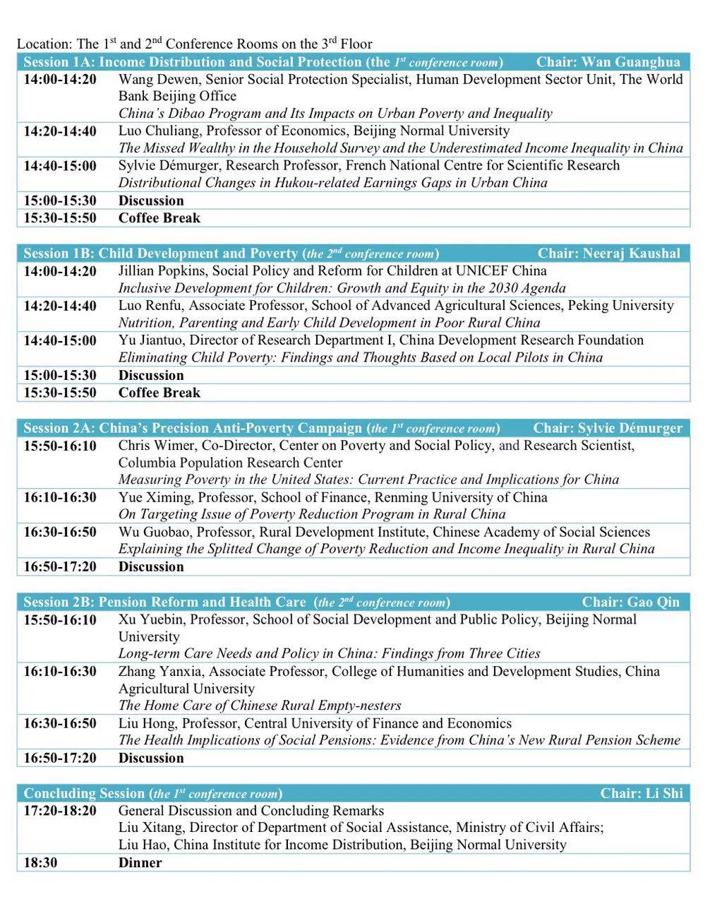 Conference Agenda 2