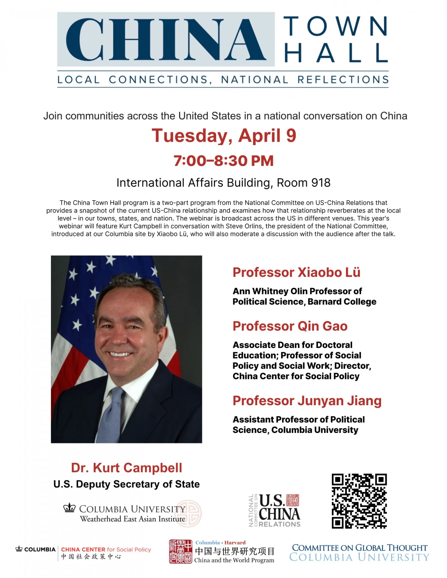 China Town Hall Flyer
