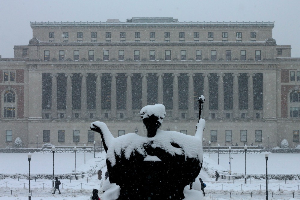 Columbia in Snow